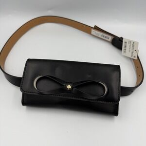 Kate Spade Black Crossbody Bag with Bow Accent